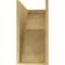 Ekena Millwork 11"W x 22"D x 22"H Classic Crestline Rough Cedar Woodgrain TimberThane Corbel, Primed Tan CORUR11X22X22CRERCPR - alternate 2